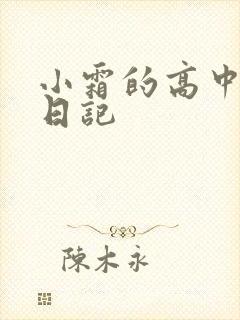 小霜的高中成长日记封面