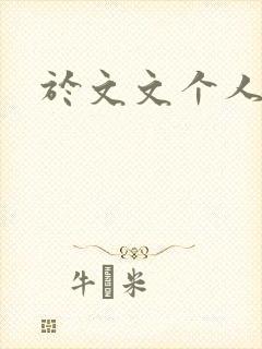 于文文个人简历