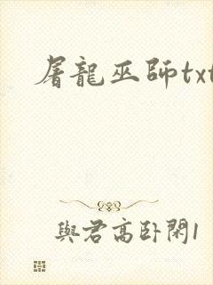 屠龙巫师txt封面