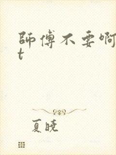师傅不要啊txt