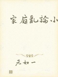 家庭乱论小说