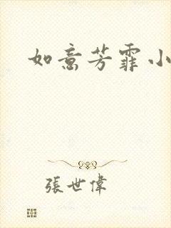 如意芳霏小说封面