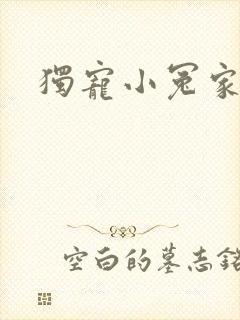 独宠小冤家