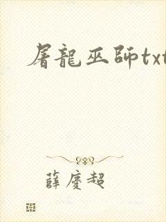 屠龙巫师txt封面