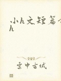 小h文短篇合集h封面