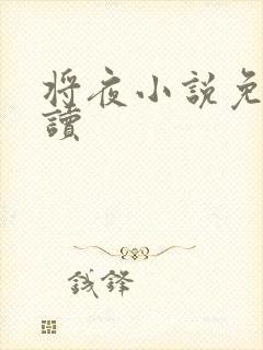 将夜小说免费阅读封面