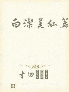 白洁美红篇列车封面
