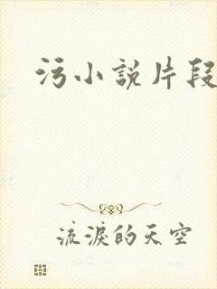 污小说片段