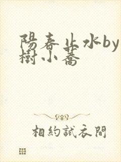 阳春止水by烟树小荞封面