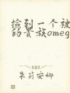 捡到一个被抹布的贵族omega封面
