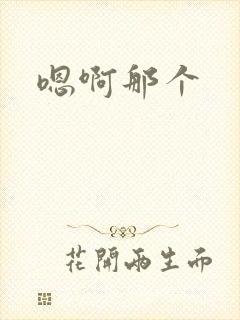嗯啊那个
