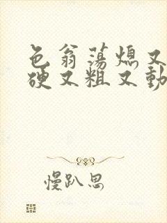 色翁荡熄又大又硬又粗又动态图