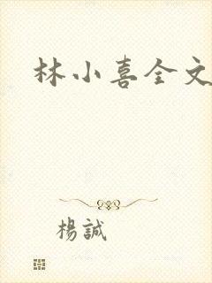 林小喜全文阅读