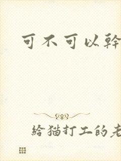可不可以干湿你
