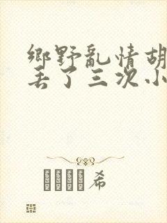 乡野乱情胡秀英丢了三次小说