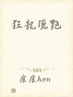 狂龙猎艳封面
