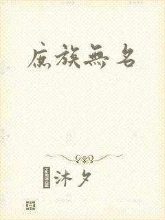 庶族无名封面
