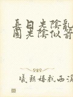 长日光阴乱作一团光阴似箭眇眇翟