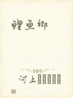 鲤鱼乡封面