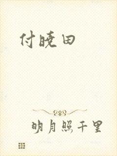 付晓田