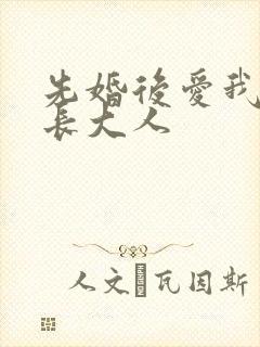 先婚后爱我的市长大人