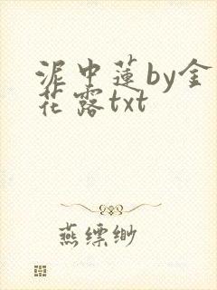 泥中莲by金银花露txt封面
