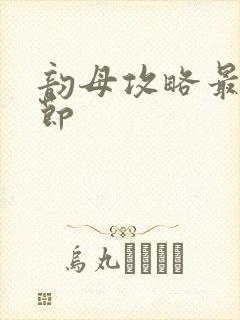 韵母攻略最新章节封面
