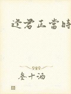 逢君正当时