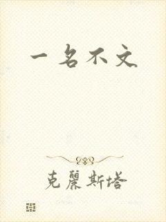 一名不文