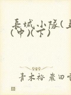 长城小队(上)(中)(下)