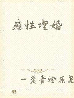 瘾性埋婚封面