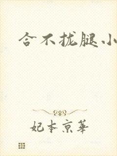 合不拢腿小说