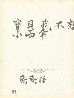 宝贝 我不想带小雨伞封面