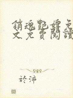 销魂艳婢免费全文免费阅读封面