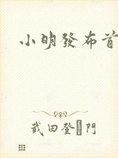 小明发布首页