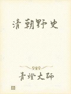 清朝野史