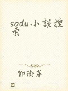 sodu小说搜索
