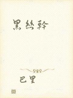黑丝干