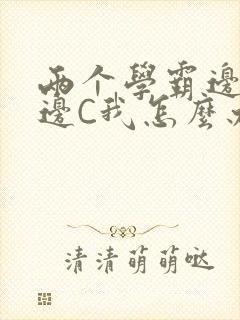 两个学霸边做题边C我怎么办
