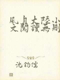 风月大陆小说全文阅读无删减