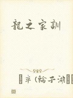 龙之家训封面