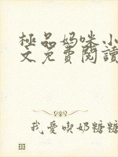 极品妈咪小说全文免费阅读