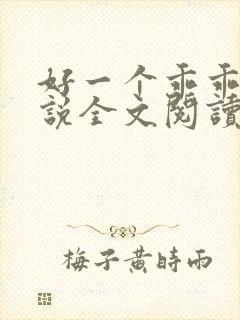 好一个乖乖女小说全文阅读免费无弹窗封面