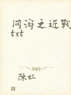 网游之近战法师txt封面