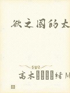 欲之国的太子封面