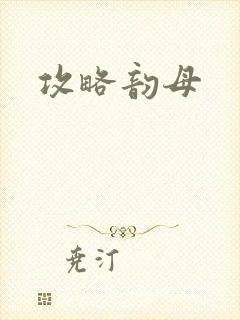 攻略韵母