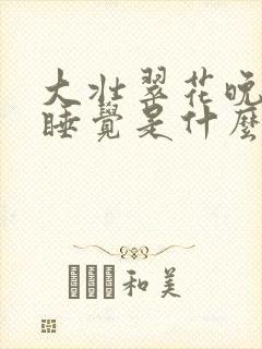 大壮翠花晚上不睡觉是什么电视剧