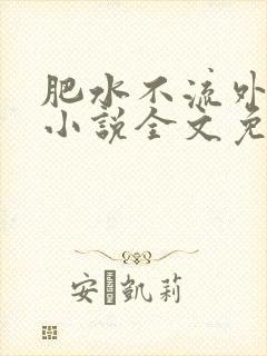 肥水不流外人田小说全文免费阅读全本免