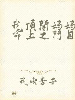 我顶开妈妈的生命上之门目录