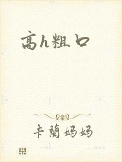高h粗口